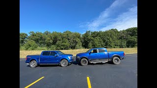 2017 35L EcoBoost F150 vs 17 57L HEMI Rebel RAM fast f150 ram [upl. by Latreece943]