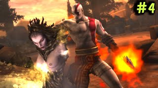 Kratos Killed Thanatos Daughter Erinys  God Of War Ghost of Sparta Gameplay  HARD  PART4 [upl. by Eizdnil]