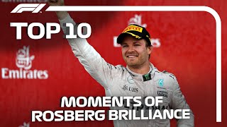 Top 10 Moments Of Nico Rosberg Brilliance [upl. by Piane]