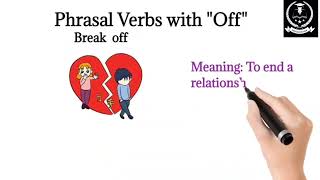 Lesson no105 10 Most common Phasal verbs with quot off quot phrasalverbs [upl. by Nav]