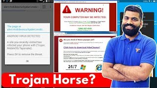 What is Trojan Horse Mobile Phone Malicious Ads Fake Softwares [upl. by Winfield431]