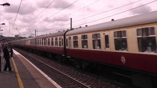 4464 Bittern passes Grantham on the Ebor Streak special to York [upl. by Oag]