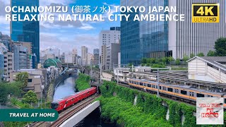 4k hdr japan travel  Walk in Ochanomizu 御茶ノ水 Tokyo japan  Relaxing Natural City ambience [upl. by Innis]