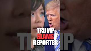 President Trump Embarrasses Reporter with THIS Brutal Response 😱🚨 shorts [upl. by Iveson916]