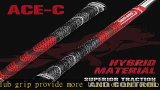 Geoleap Golf Grips Set of 13 Cord Rubber Compound Material Hybrid Golf Club Grips All Weather Pe [upl. by Aernda]