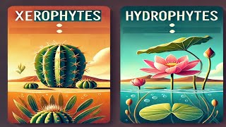 Xerophytes and hydrophytes How Plants Survive in Extreme Environments [upl. by Childs78]