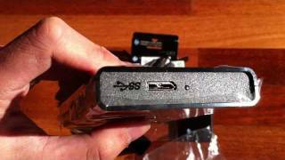 Hp 500gb Simplesave USB 3020 Portable pocket hard drive unboxing [upl. by Mahgirb440]