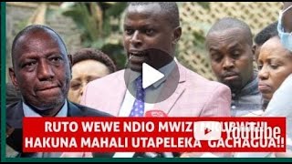 🔴LIVE RUTO HAKUNA MAHALI GACHAGUA UNAMPELEKA WEWE NI MWIZI MKUBWA NDINDI NYORO [upl. by Dorraj]