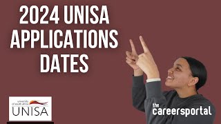 2024 Unisa Applications Dates Have Been Released  Careers Portal [upl. by Eilhsa583]