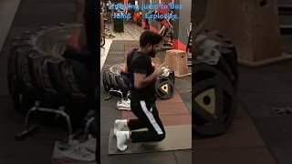 Kneeling Jumping to Box Jumps Single Leg Explosive gym motivation strength sports fitness [upl. by Oirromed]