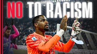 Mike Maignans message against Racism  UdineseMilan [upl. by Naam986]