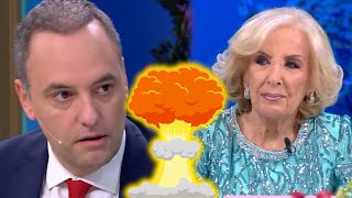 ¡FILOSA Mirtha atacó a preguntas a Adorni sobre la pobreza en Argentina y los despidos en el Estado [upl. by Niret164]