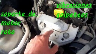 DIAGNOSTICO DE SOPORTE DE MOTOR 16 PLATINAKANGOO SANDEROCLIO GOLPETEO AL SACAR LA VELOCIDAD [upl. by Ihcur809]