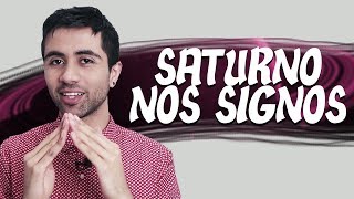 SATURNO nos SIGNOS  DESCRIÃ‡ÃƒO e ASPECTOS com os outros planetas [upl. by Tasha]