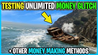 Mythbusting GTA Weekly update Money Methods Unlimited Money Glitch [upl. by Surtemed]