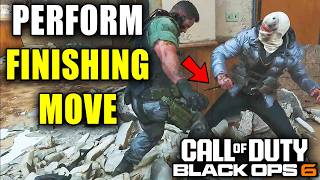 How To Perform A Finishing Move In COD Black Ops 6  Easy Guide [upl. by Odnalro]