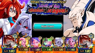 Majin Power VS Omega Shenron NO ITEM  DBZ Dokkan Battle Global [upl. by Annahsar]