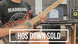 Hos Down Solo Cover  Rick GrahamJason Richardson [upl. by Ancell436]