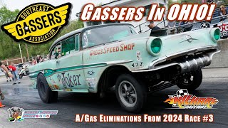 Gassers In OHIO Southeast Gassers Association 2024  AGas Eliminations  KilKare Raceway [upl. by Hcir]