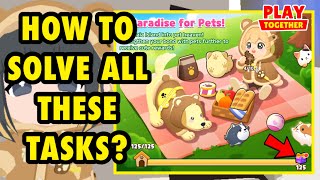 PLAY TOGETHER NEW UPDATE A PARADISE FOR PETSFULL GUIDE haegin playtogether [upl. by Aurea]