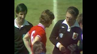 Martin Buchan vs Liverpool  1977 FA Cup Final [upl. by Jacobsen]