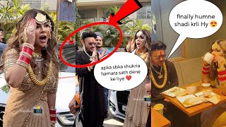 Rakhi Sawant Aur Ritesh Singh aik bar phr shadi ke Bandhan mai band gaye 😱 [upl. by Kcajyllib]