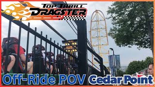 Top Thrill Dragster Now Top Thrill 2 OffRide POV Cedar Point [upl. by Mozelle]