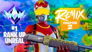 1 Controller Player with HANDCAM 🎮 👑 Chapter 2 UNREAL RANK SPEEDRUN 🏆 Fortnite OG Remix [upl. by Nnaecarg]