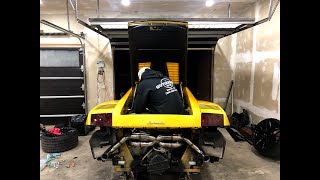 LAMBORGHINI GALLARDO STRAIGHT PIPE INSTALL AND OIL CHANGE [upl. by Ahtis]