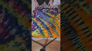 DIY How To Tie Dye Random Wig Wag Design [upl. by Enrika]