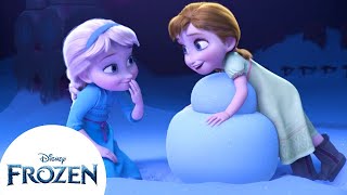 Elsa amp Annas Snow Scenes  Frozen [upl. by Atwahs]