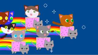 Nyan Cat Animation [upl. by Ilzel]