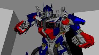 Optimus vs Megatron pt1 [upl. by Atyekram702]