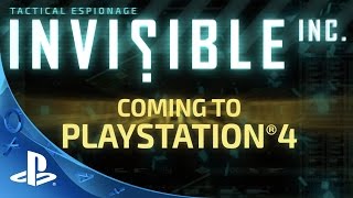 PlayStation Experience 2015 Invisible Inc Console Edition  PSX Trailer  PS4 [upl. by Altheta]