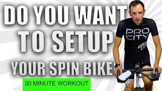 Do You Want To Setup Your Spin Bike Watch This [upl. by Yaral511]