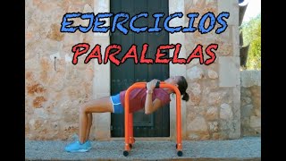 Ejercicios BARRAS PARALELAS Cuerpo completo calistenia [upl. by Sapowith978]