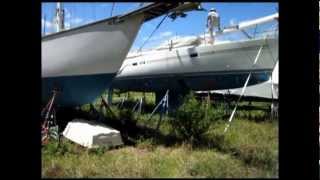 Inspection of a 1983 37 Endeavour 37B Sloop  Suenos Azules Marine Surveying and Consulting [upl. by Nowad742]