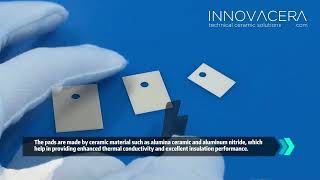 Aluminum nitride ceramic thermal pads [upl. by Ecinahc606]