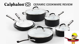 Calphalon Ceramic Cookware  PRODUCT REVIEW [upl. by Kathrine543]