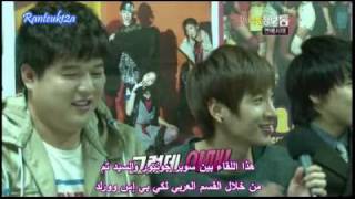 Arab sub super junior meeting ArabELF news in korean show [upl. by Colis]