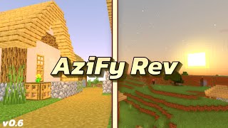 AziFy Rev v06 is HERE 🔥💥Official Release with Minecraft PE 12060 Support 🚀 [upl. by Dalpe606]