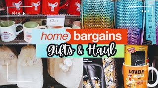 Home Bargains Haul  Gift Ideas  VLOGTOBER DAY 21 [upl. by Flo]