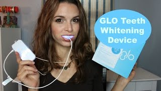 GLO Science GLO Brilliant Personal Teeth Whitening Device Review [upl. by Niels609]