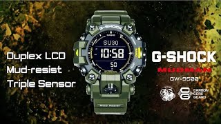 CASIO GSHOCK GW9500 MUDMAN CASIO GSHOCK MUDMAN TOUGHNESS [upl. by Lysander]