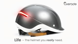 A Kickstarter Project We Love Overade Life The Sleekest Helmet With Integrated Lights [upl. by Anreval93]