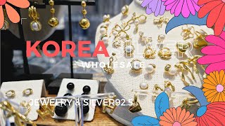 Anti Tarnish Jewelry Wholesale in KOREA [upl. by Alyar]