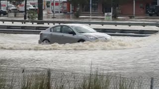 Hurricane Florence brings flooding to Durham NC [upl. by Aliahkim]