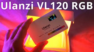 Ulanzi VL120 RGB  обзор накамерного RGB света [upl. by Yeldah]