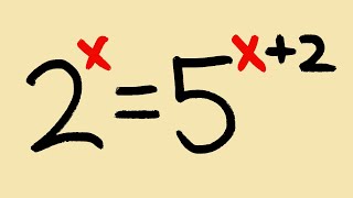 Solving an exponential equation with different bases [upl. by Johnstone]