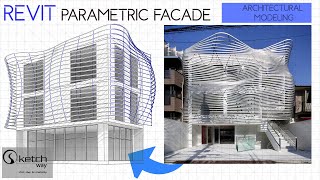 How to design parametric skin in revit massing [upl. by Eirtemed]